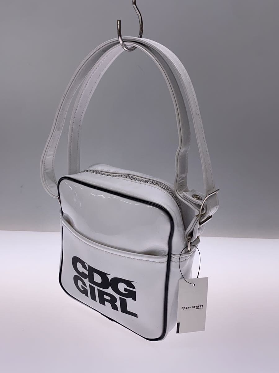 COMME des GARCONS GIRL Shoulder Bag Enamel WHT NZ-K 206 2