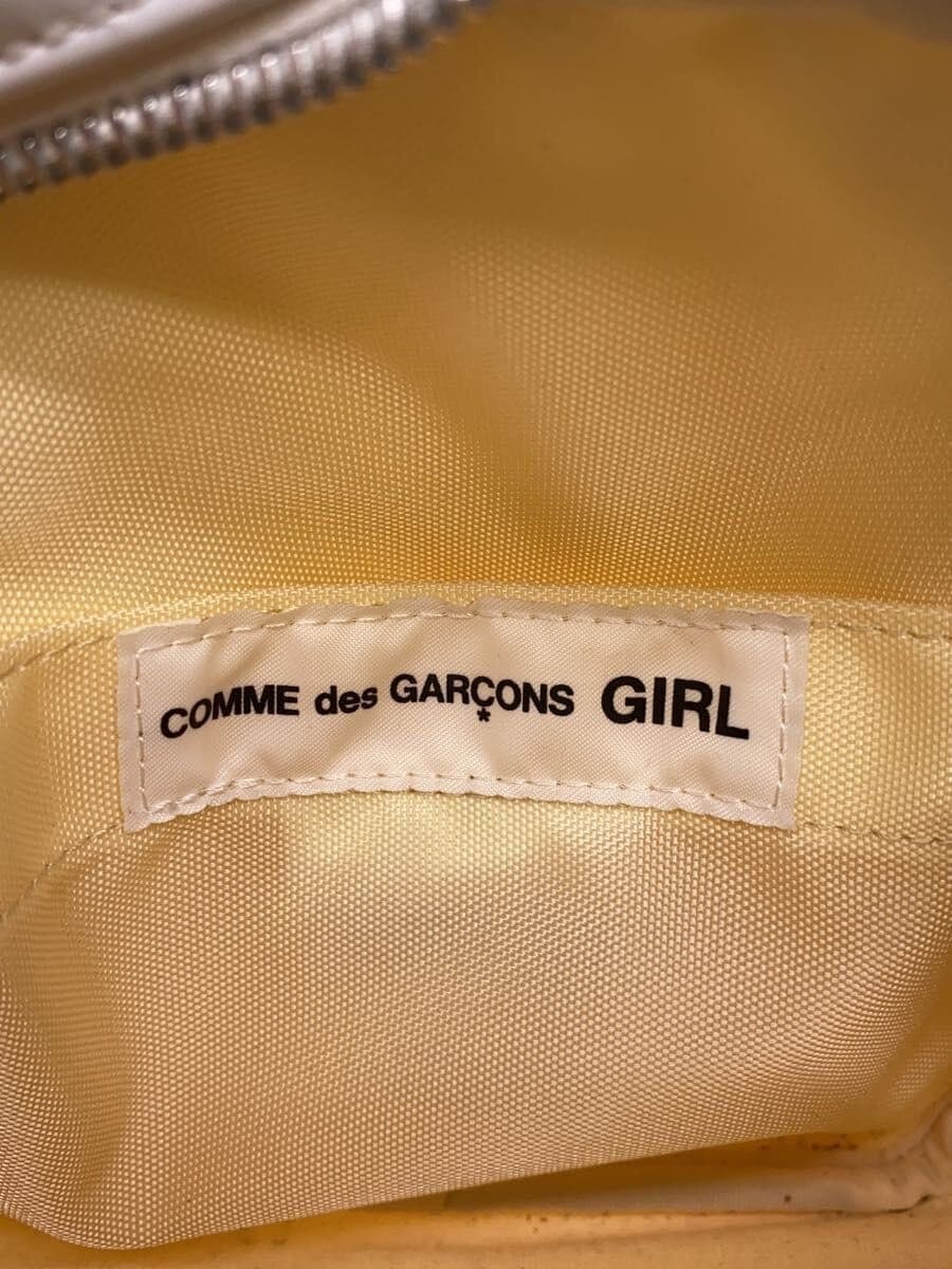 COMME des GARCONS GIRL Shoulder Bag Enamel WHT NZ-K 206 5