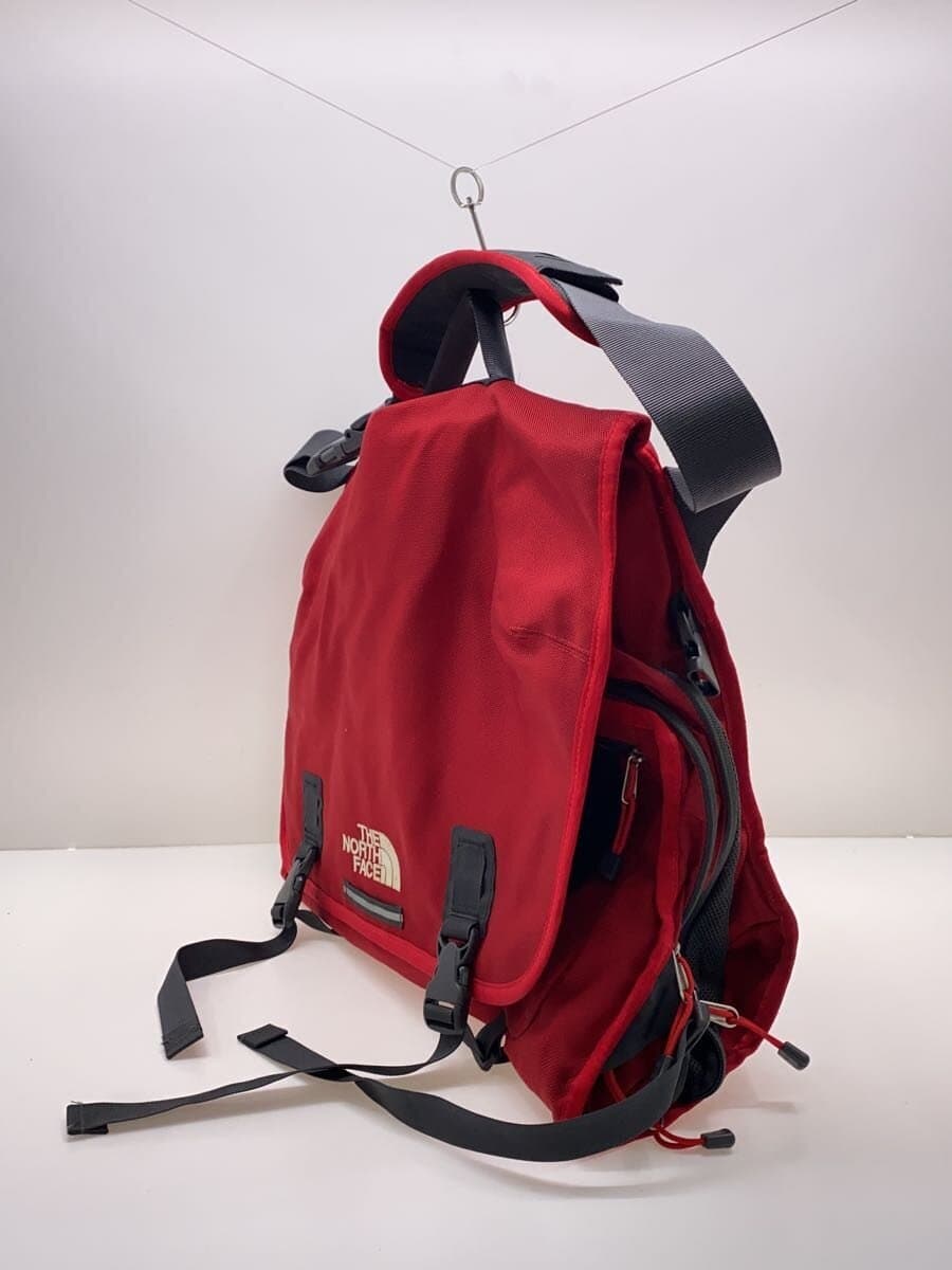 THE NORTH FACE Travel Messenger Bag Nylon RED Solid 2