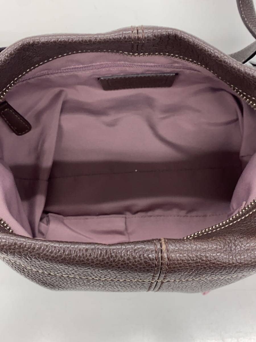 COACH Shoulder Bag Leather BRW 6