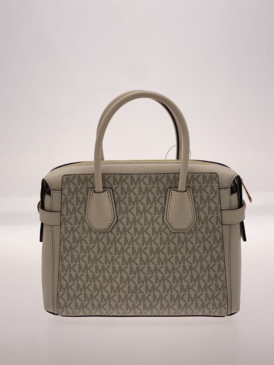 MICHAEL KORS Handbag PVC White All-over Print 3