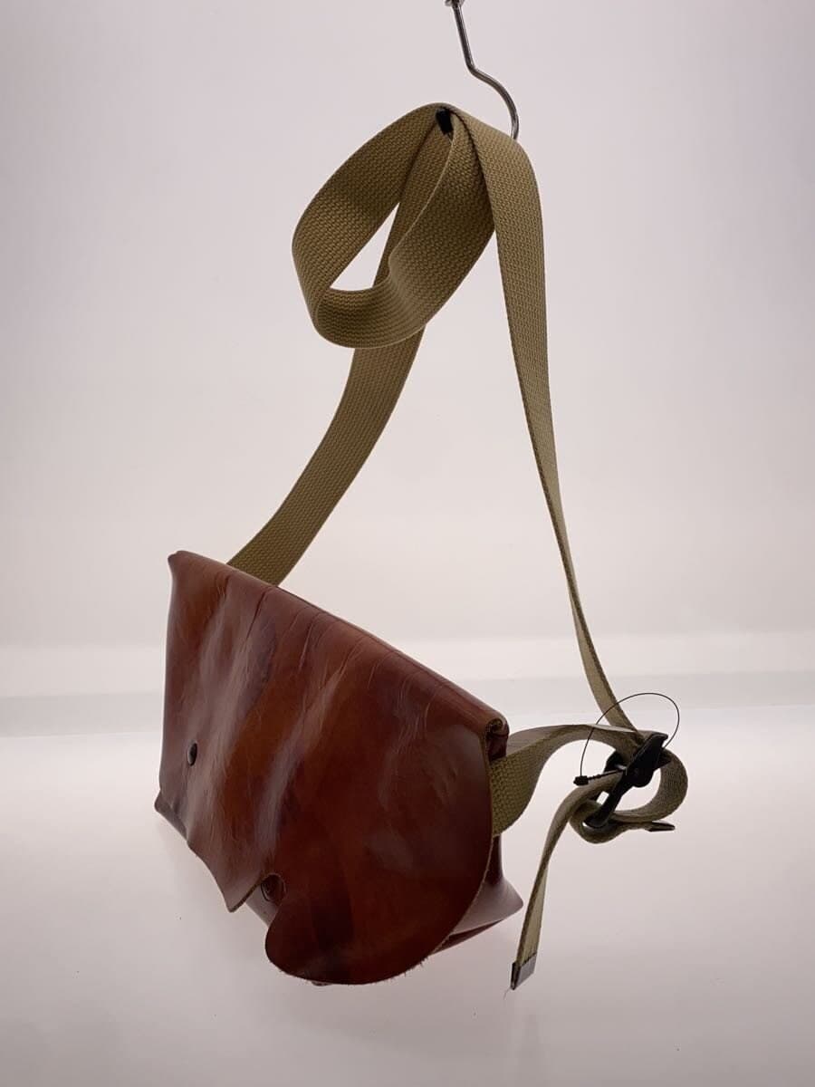 Uni&co Shoulder Bag Leather BRW Solid Color 2