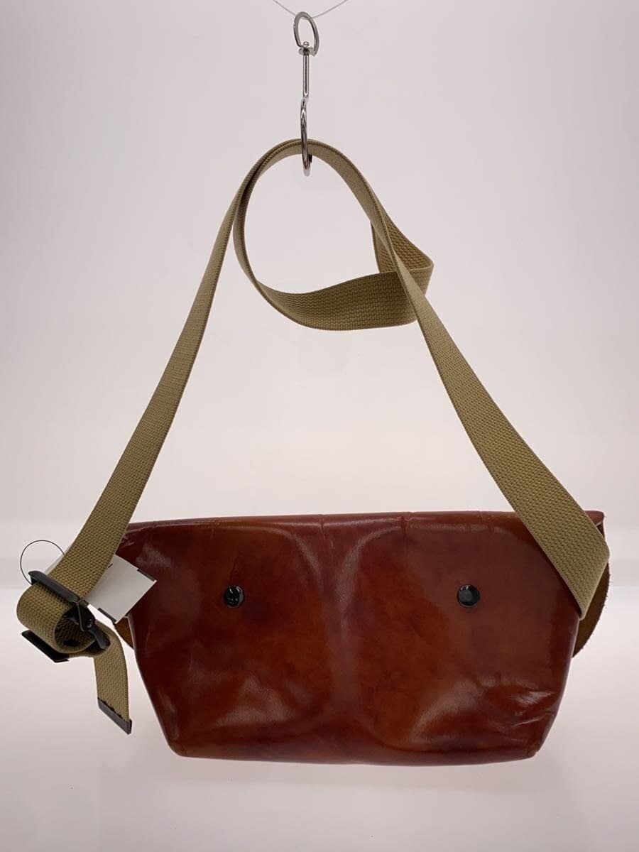 Uni&co Shoulder Bag Leather BRW Solid Color 3