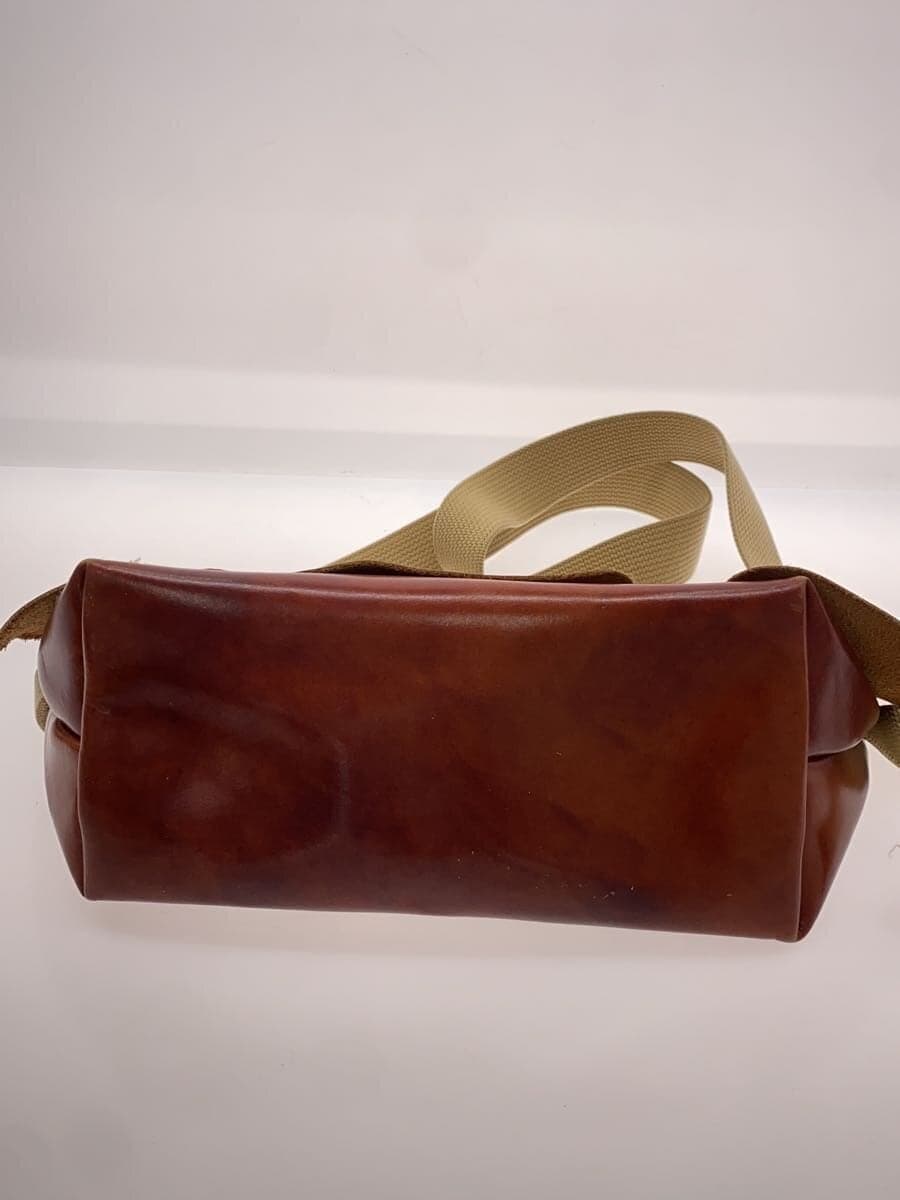 Uni&co Shoulder Bag Leather BRW Solid Color 4