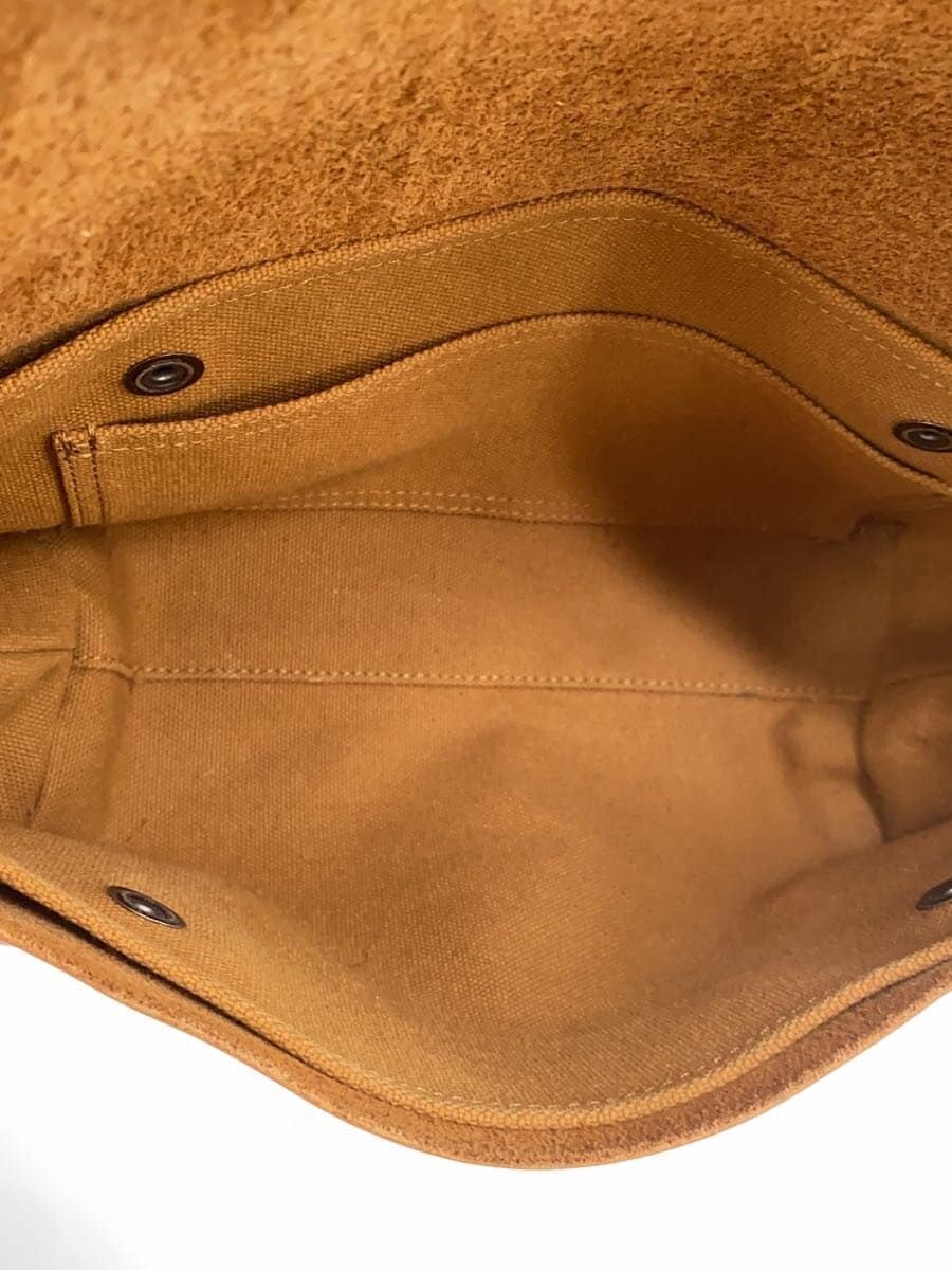 Uni&co Shoulder Bag Leather BRW Solid Color 6