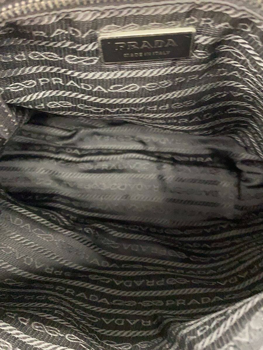PRADA Shoulder Bag Nylon BLK Solid 7