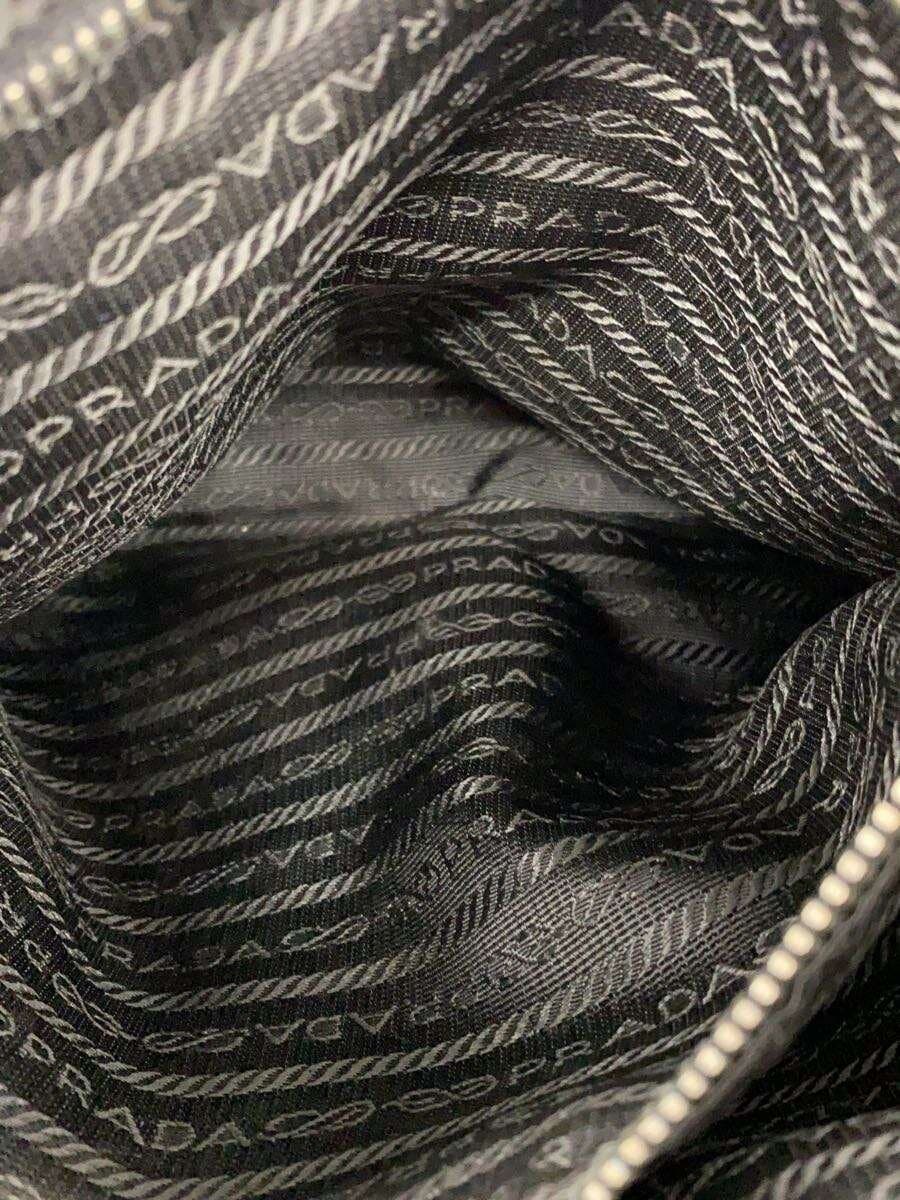 PRADA Shoulder Bag Nylon BLK Solid 8