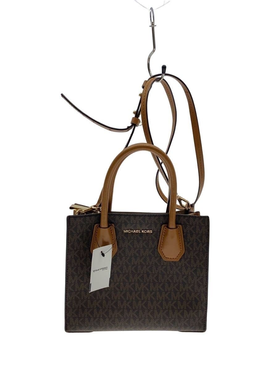 MICHAEL KORS handbag PVC Brown All-over pattern