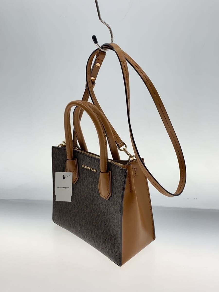 MICHAEL KORS handbag PVC Brown All-over pattern 2