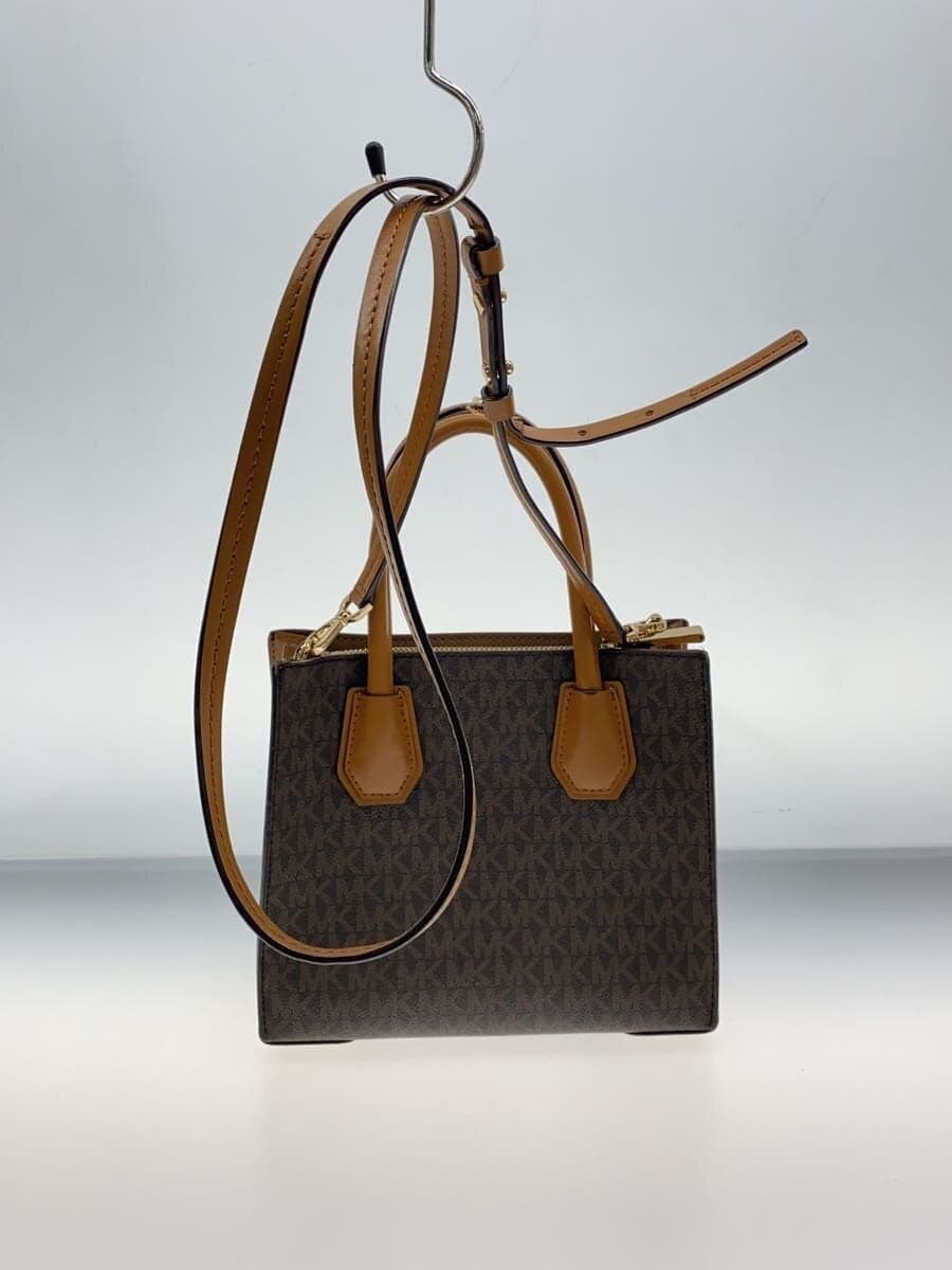 MICHAEL KORS handbag PVC Brown All-over pattern 3