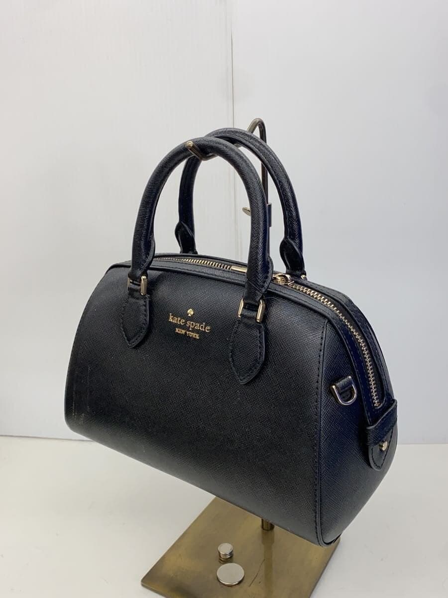 Kate Spade New York shoulder bag leather black plain 2