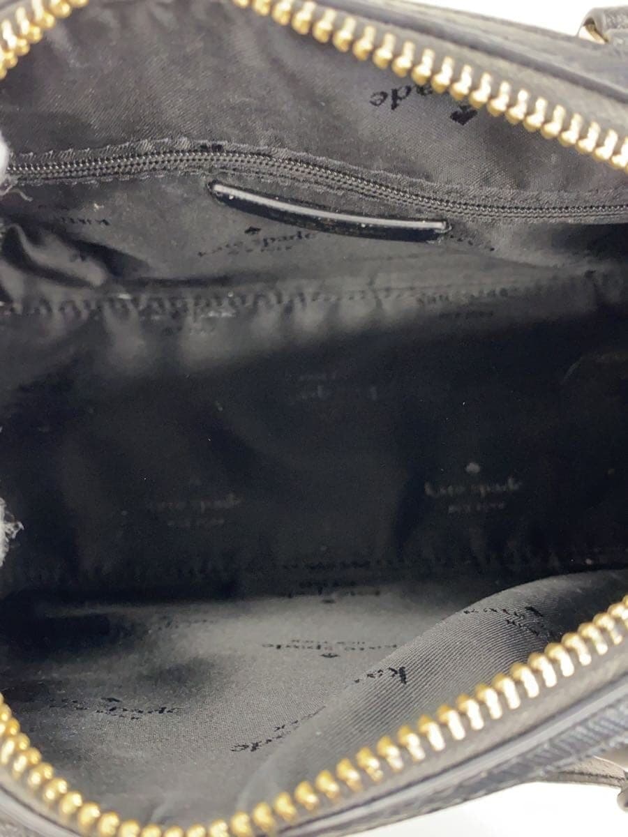 Kate Spade New York shoulder bag leather black plain 6