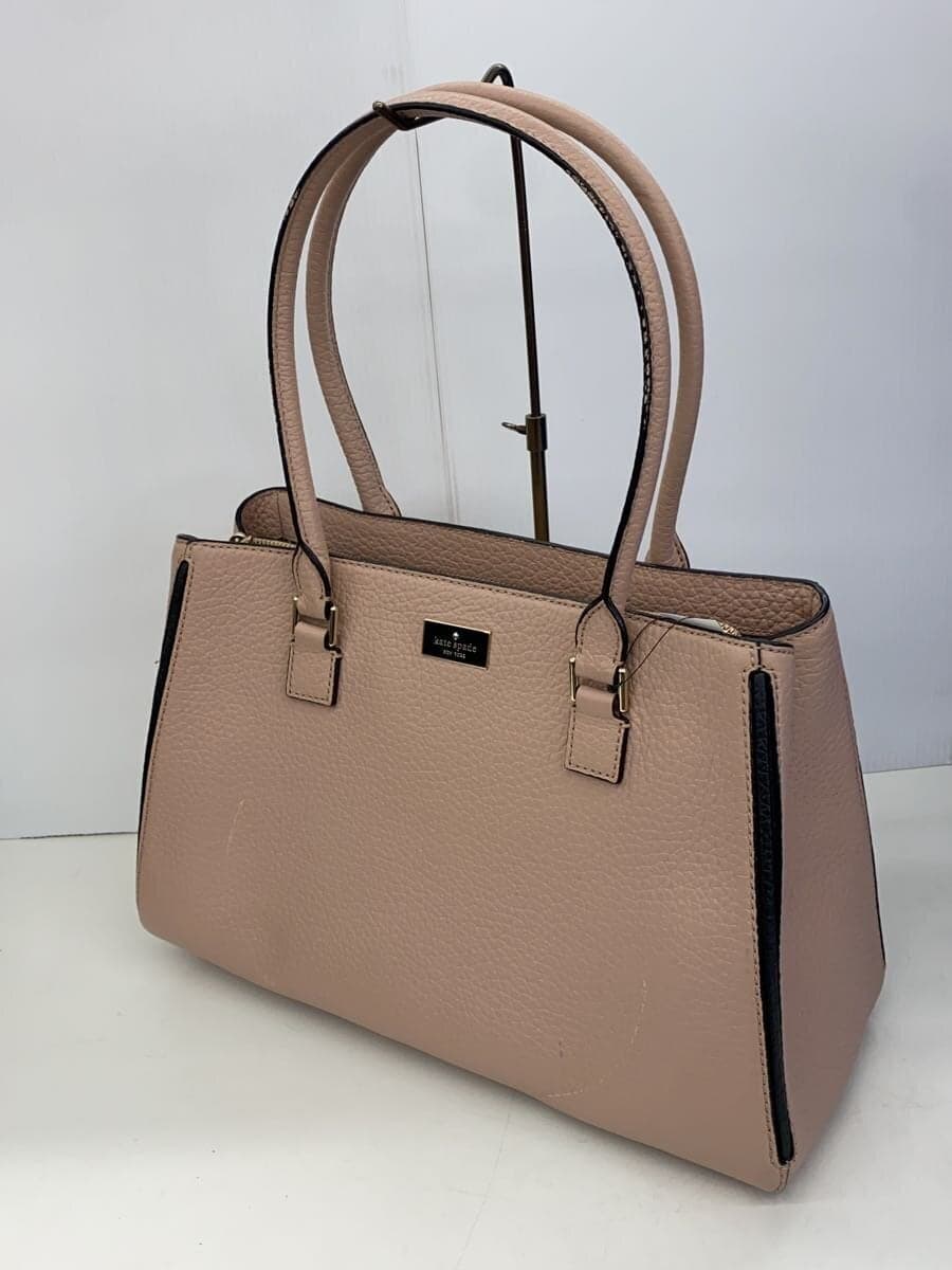 Kate Spade New York tote bag leather PNK solid color 2