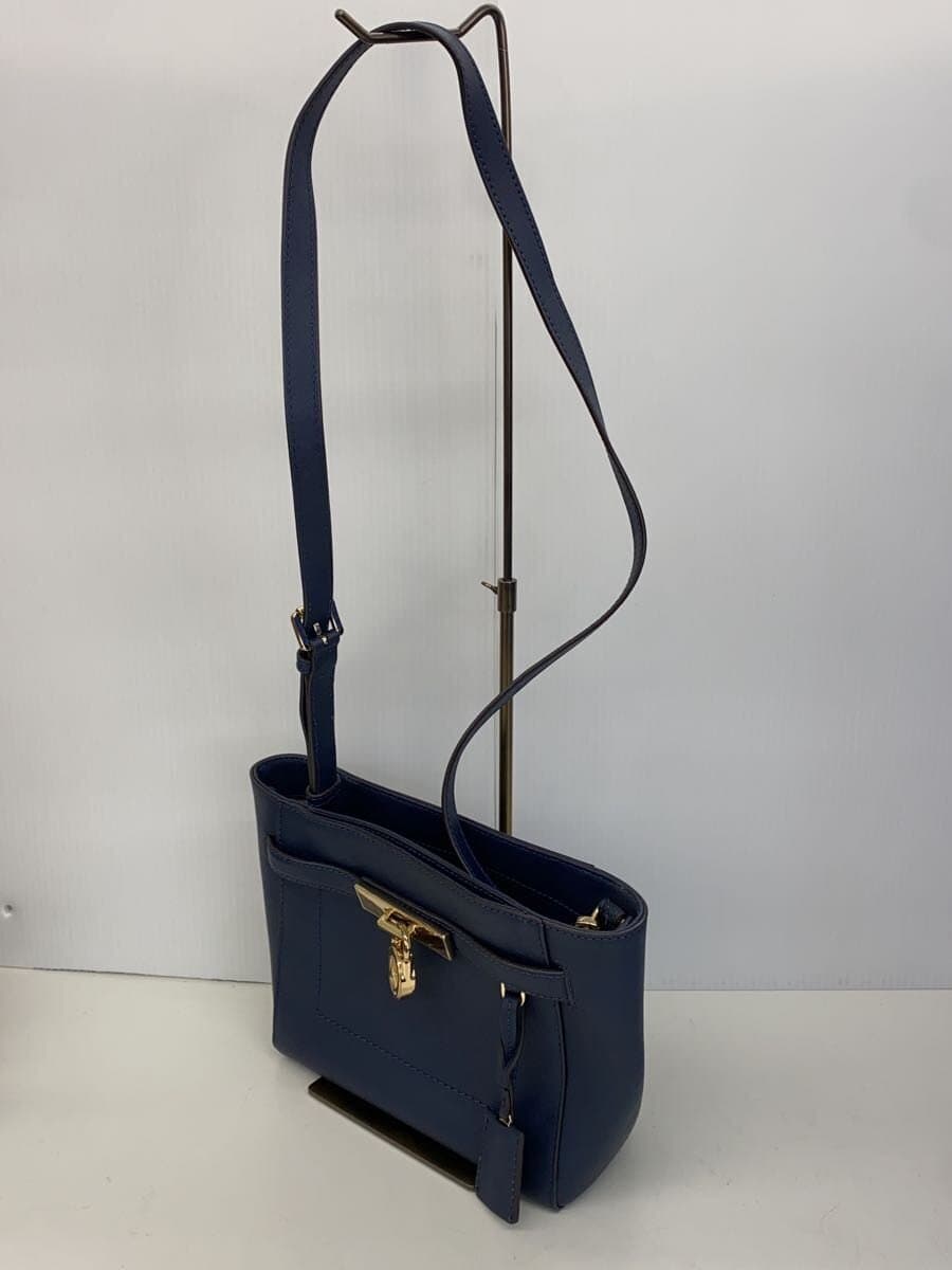 MICHAEL KORS Shoulder Bag Leather NVY Solid AP-1706 2