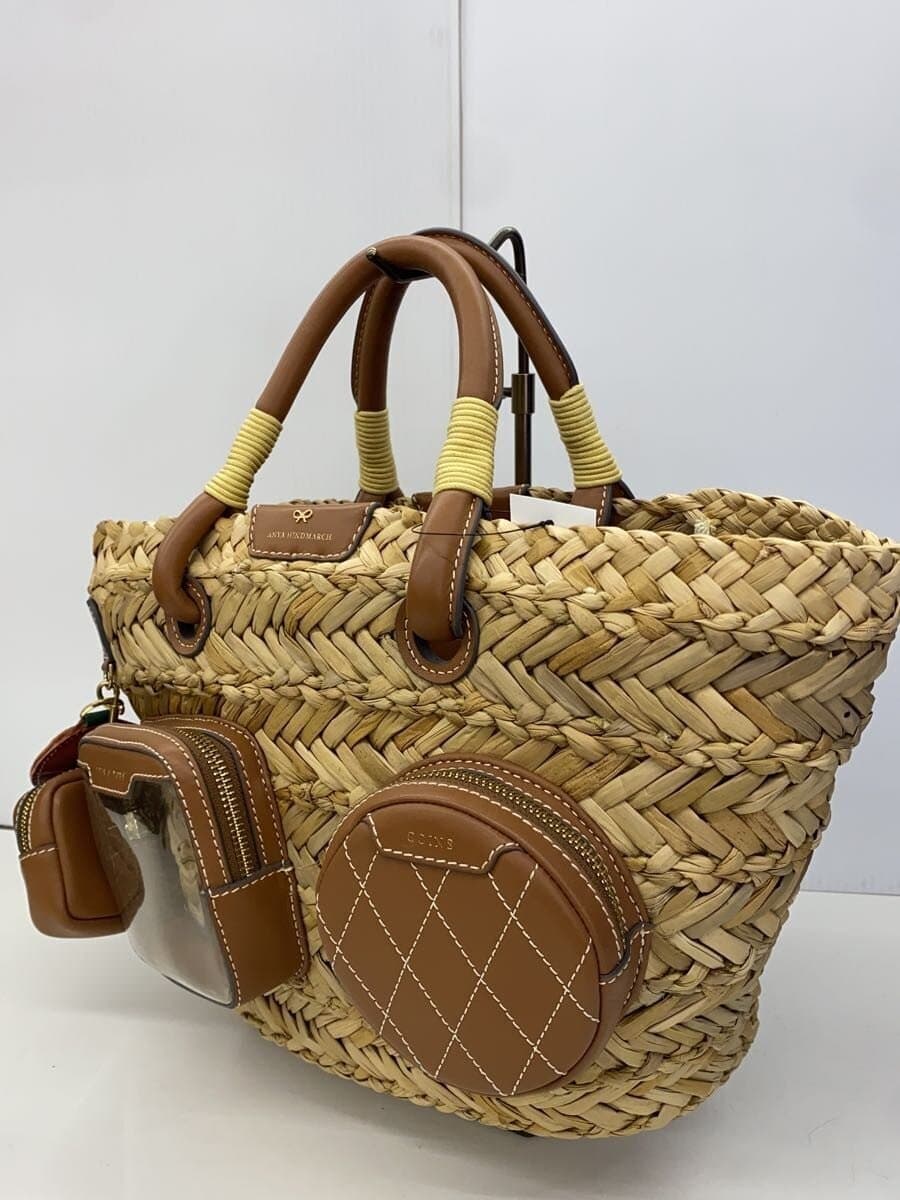 ANYA HINDMARCH Basket Bag -- BRW Solid Multi Pocket Basket in Natural Seagrass 2