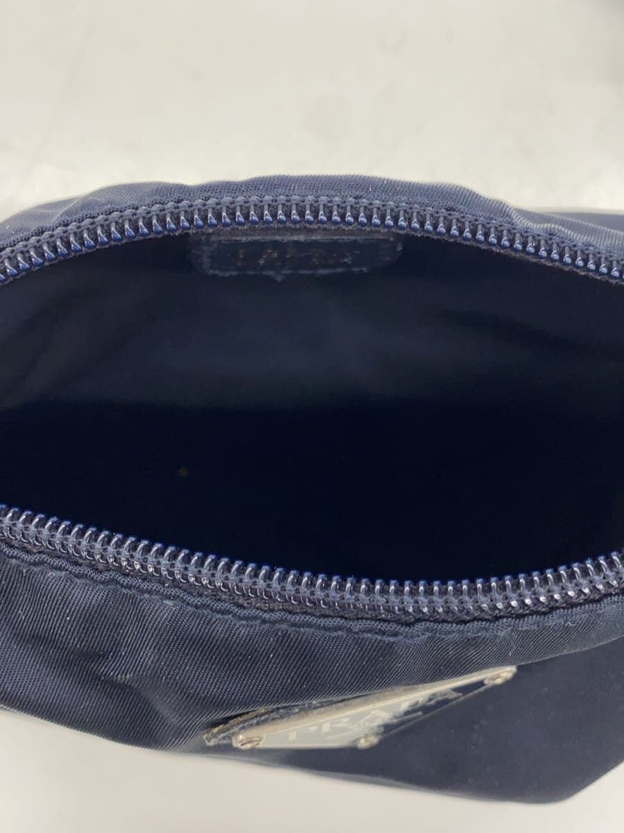 PRADA Black Nylon Pouch Nylon BLK Plain 6
