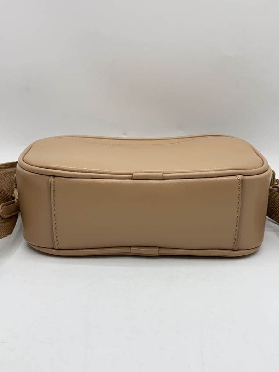 ZARA Shoulder Bag Faux Leather BEG 4