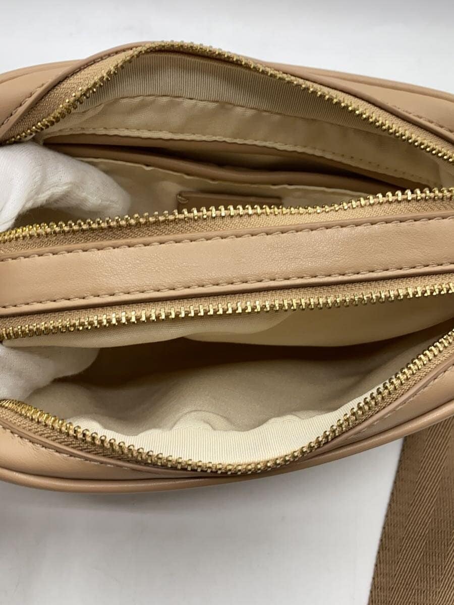 ZARA Shoulder Bag Faux Leather BEG 6