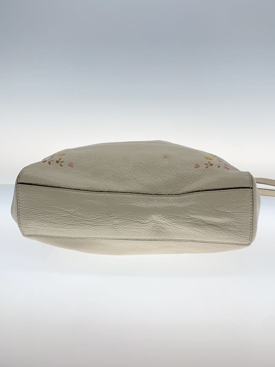 COACH handbag leather WHT F24599 4