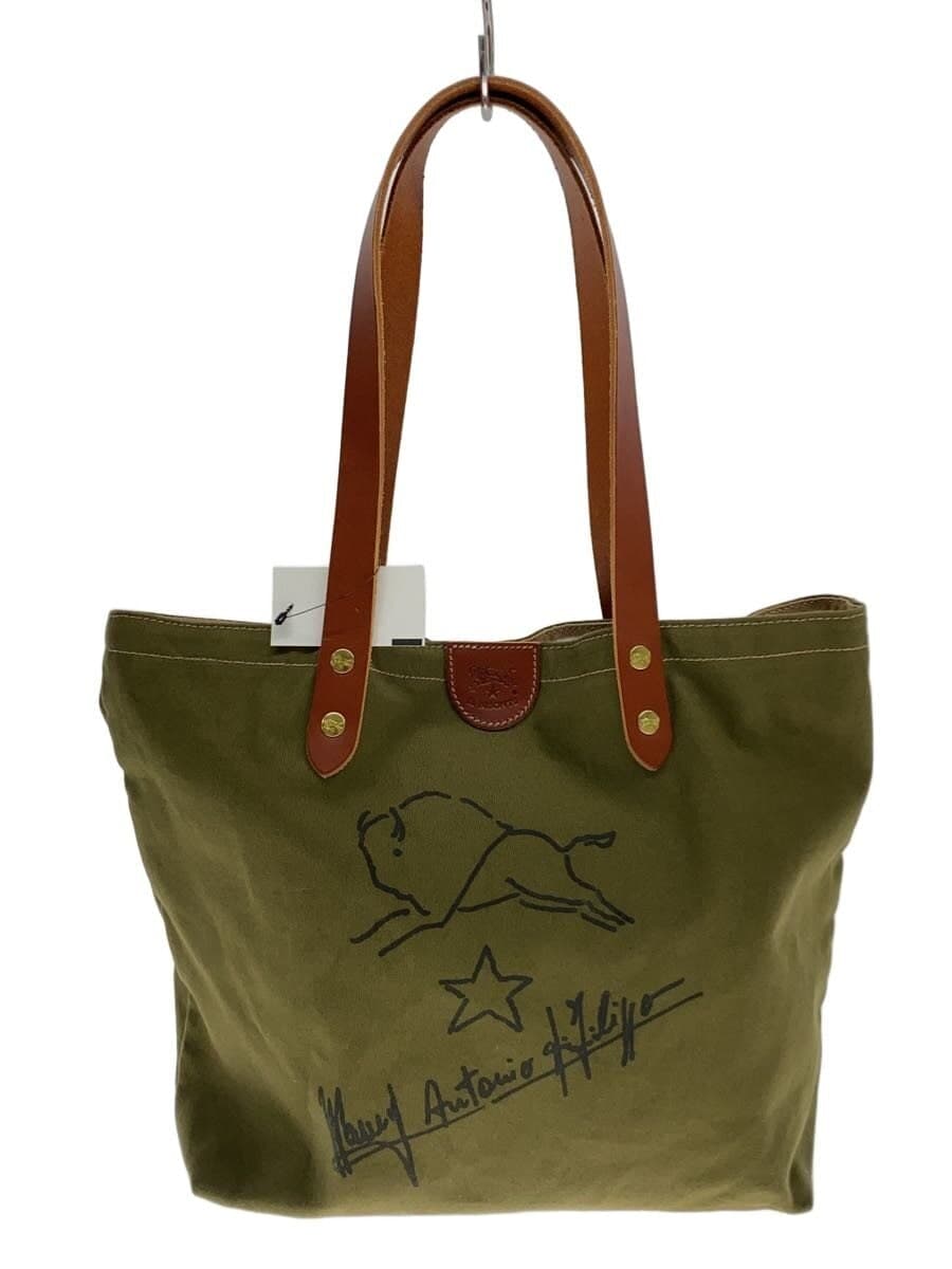 IL BISONTE Tote Bag Canvas KHK