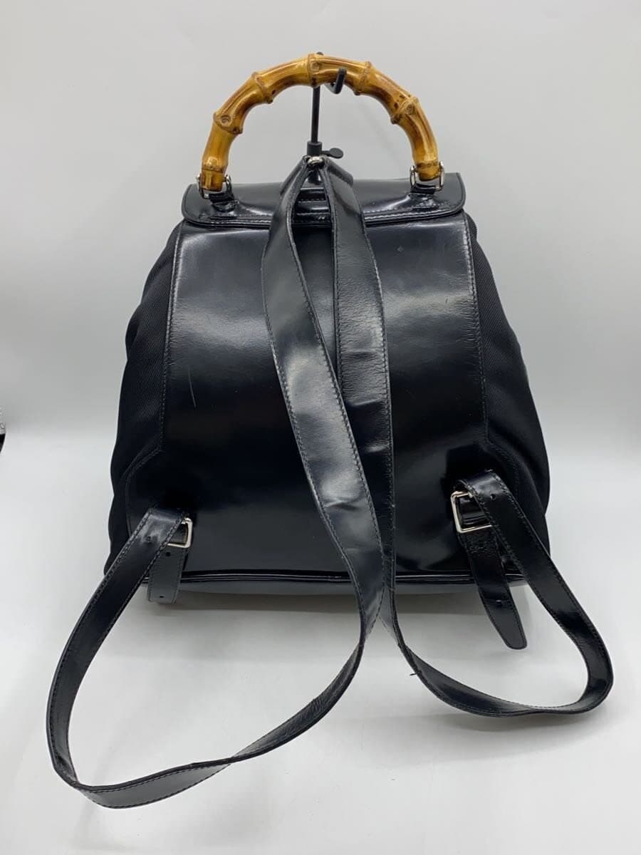 GUCCI Backpack_Bamboo Leather BLK 003･2058･0016 3