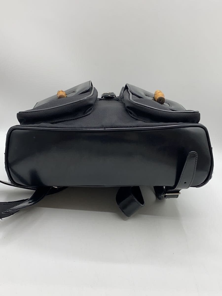GUCCI Backpack_Bamboo Leather BLK 003･2058･0016 4