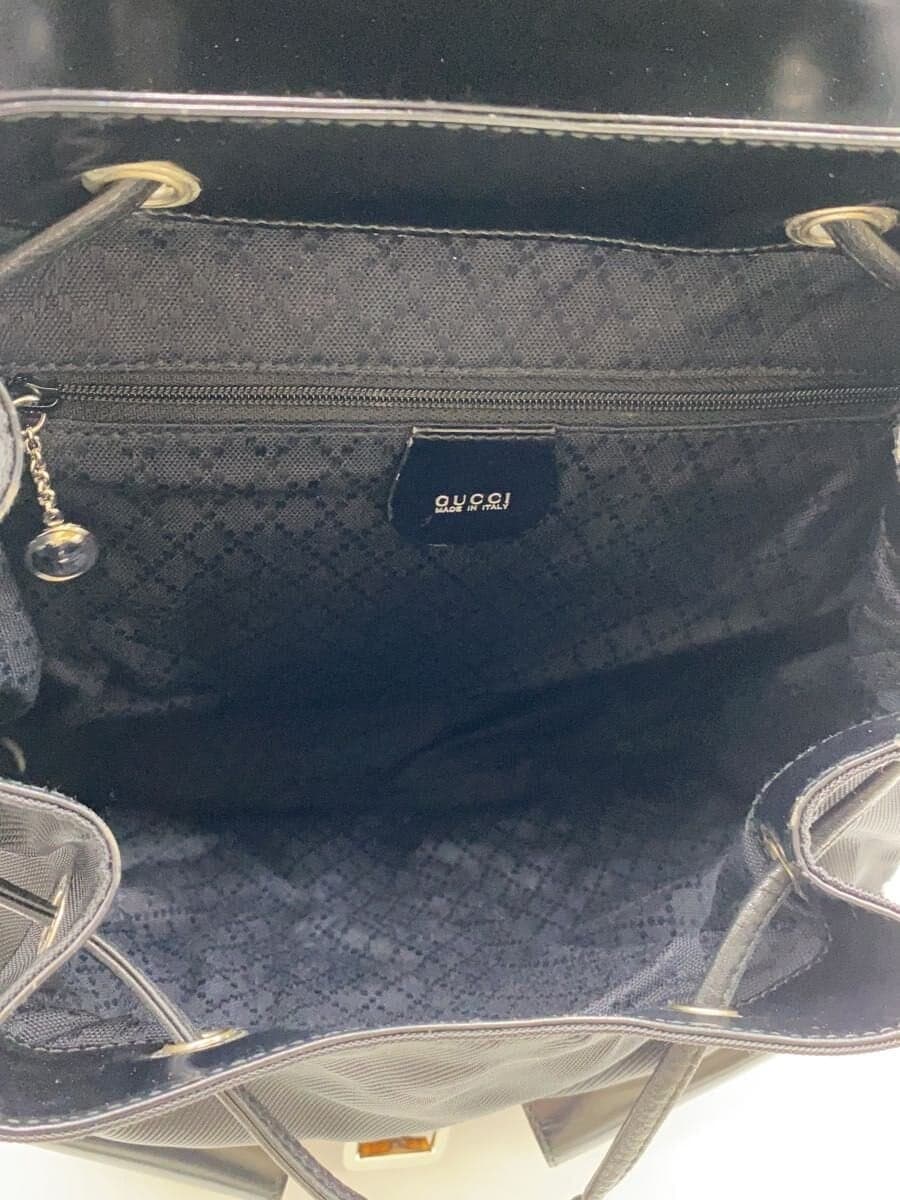 GUCCI Backpack_Bamboo Leather BLK 003･2058･0016 6