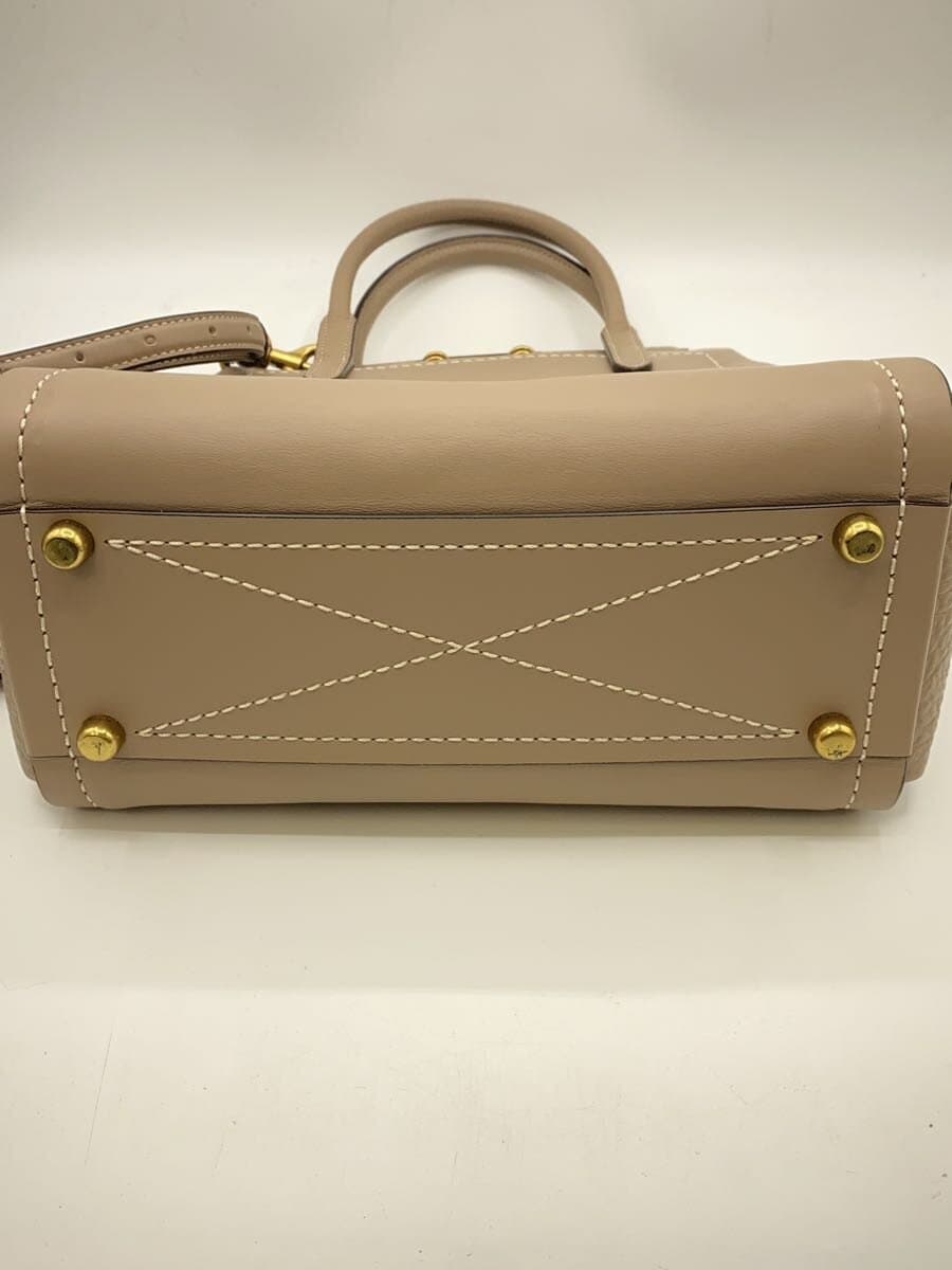 COACH Shoulder Bag Leather GRY Solid 79468 4