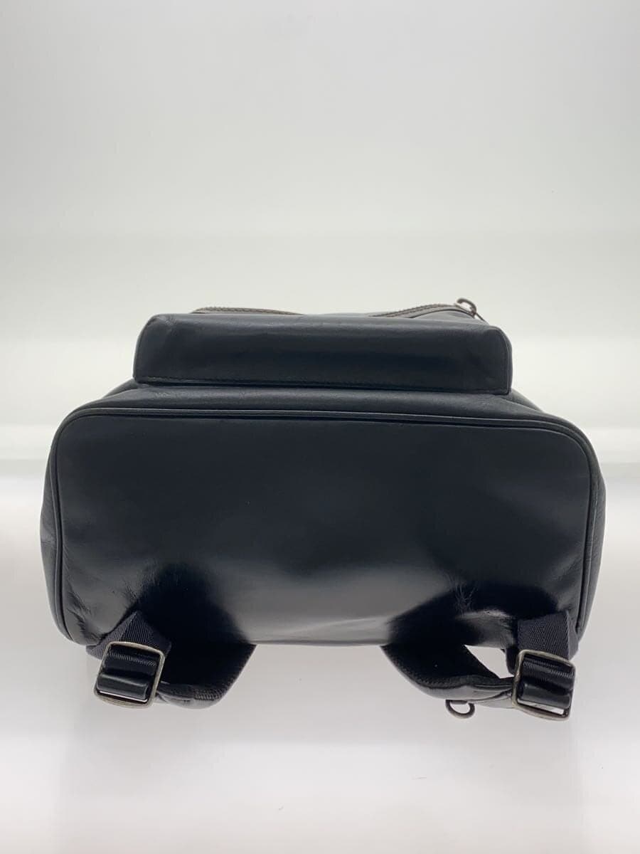 COACH Backpack Leather BLK 4