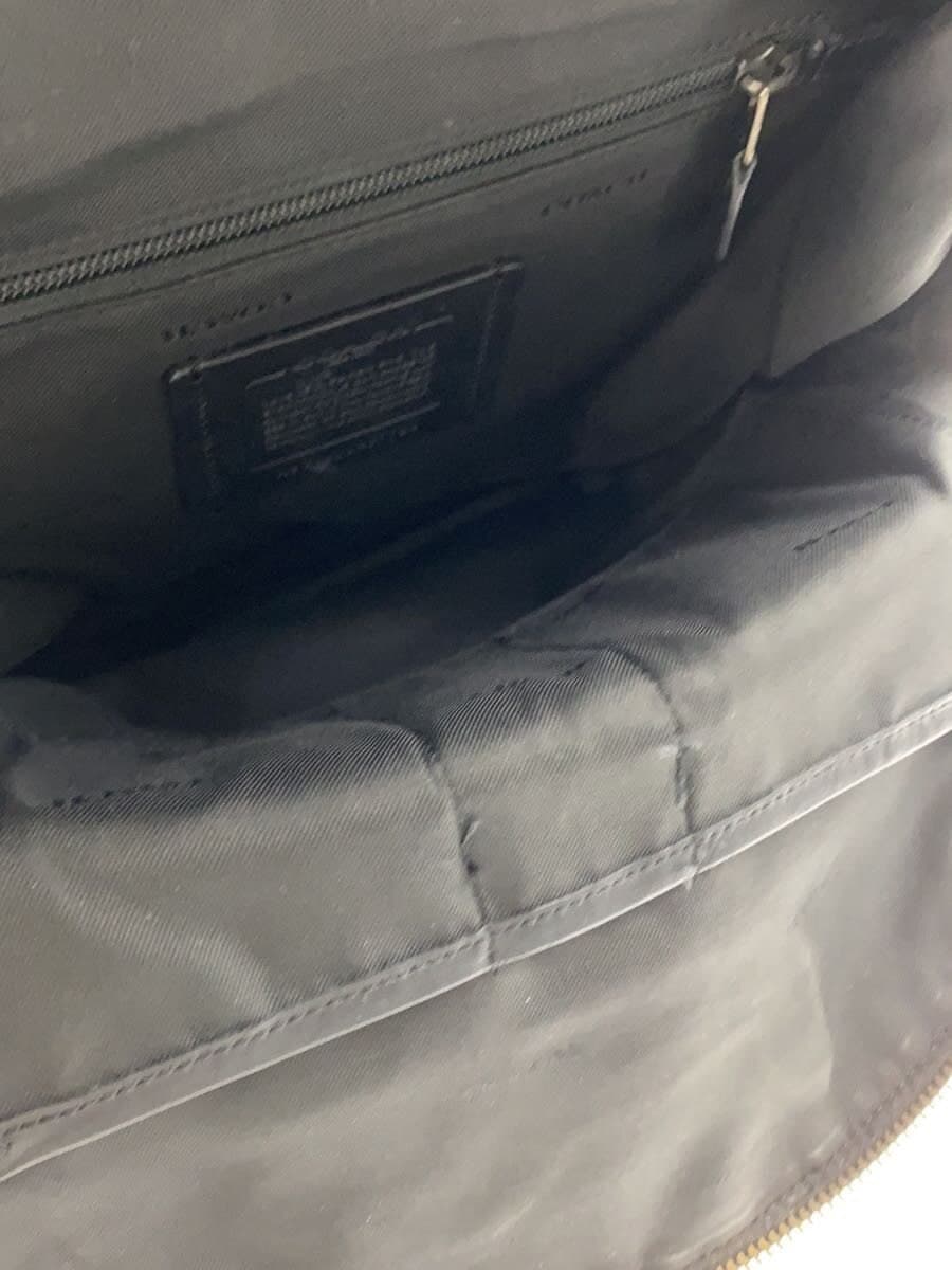 COACH Backpack Leather BLK 6