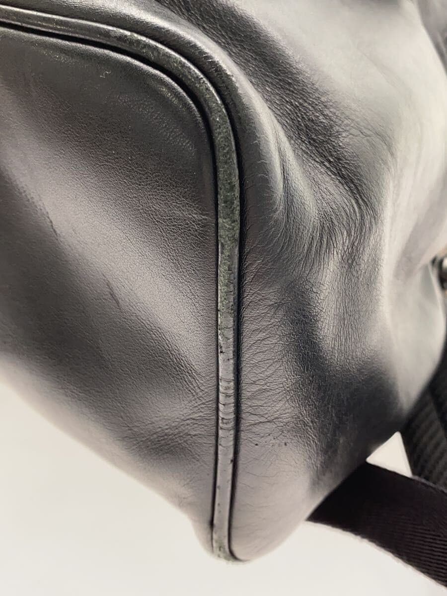 COACH Backpack Leather BLK 7