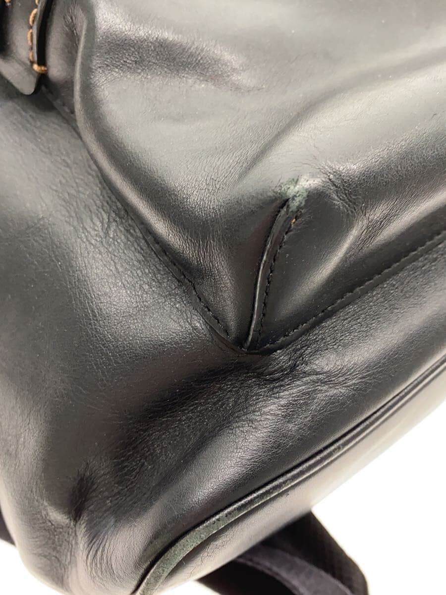 COACH Backpack Leather BLK 8