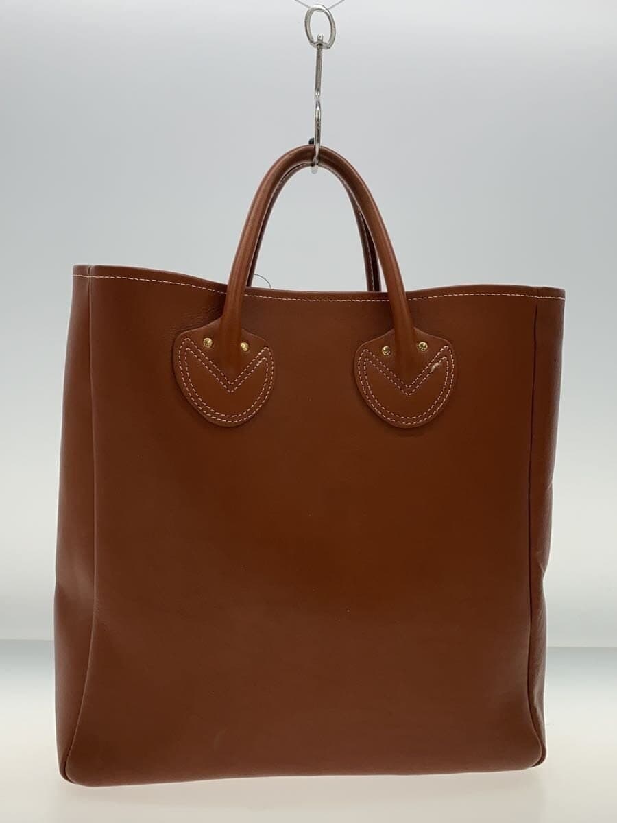 YOUNG & OLSENASH LEATHER TOTE Leather Tote Bag Veau Barenia FAUBE VB Brown 3