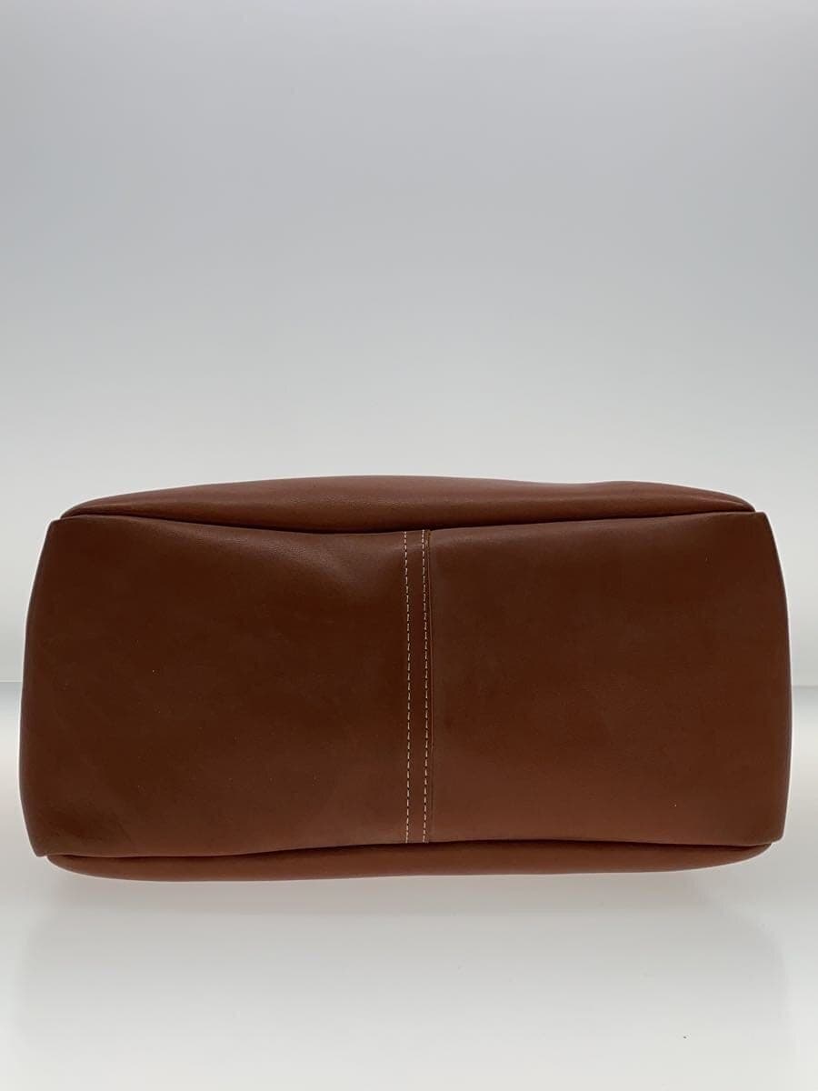 YOUNG & OLSENASH LEATHER TOTE Leather Tote Bag Veau Barenia FAUBE VB Brown 4