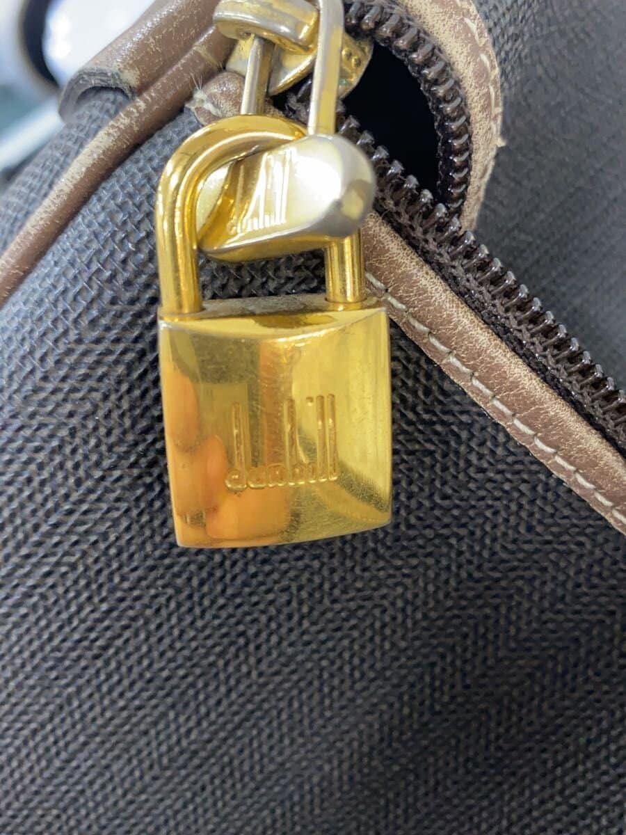 dunhill Boston Bag PVC GRY 5