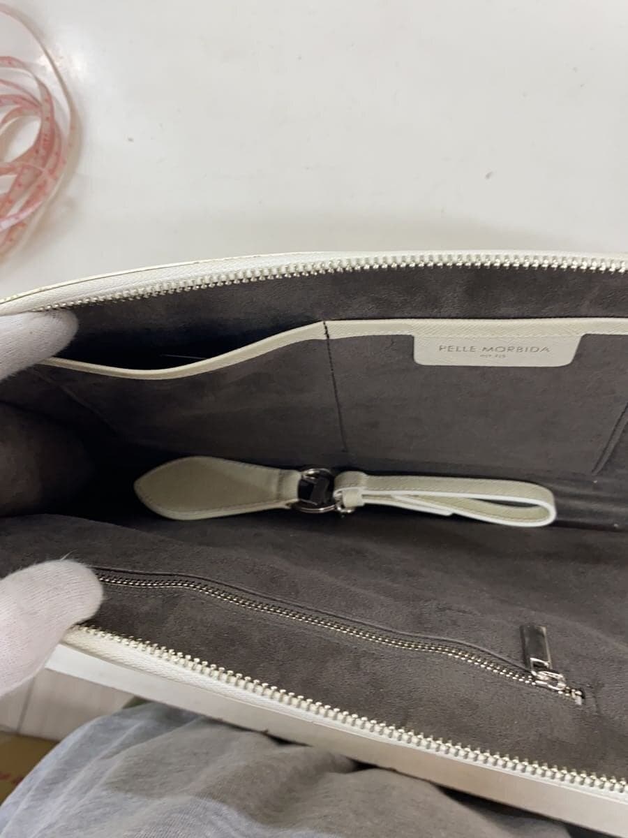 PELLE MORBIDA Bag Leather WHT Solid 6