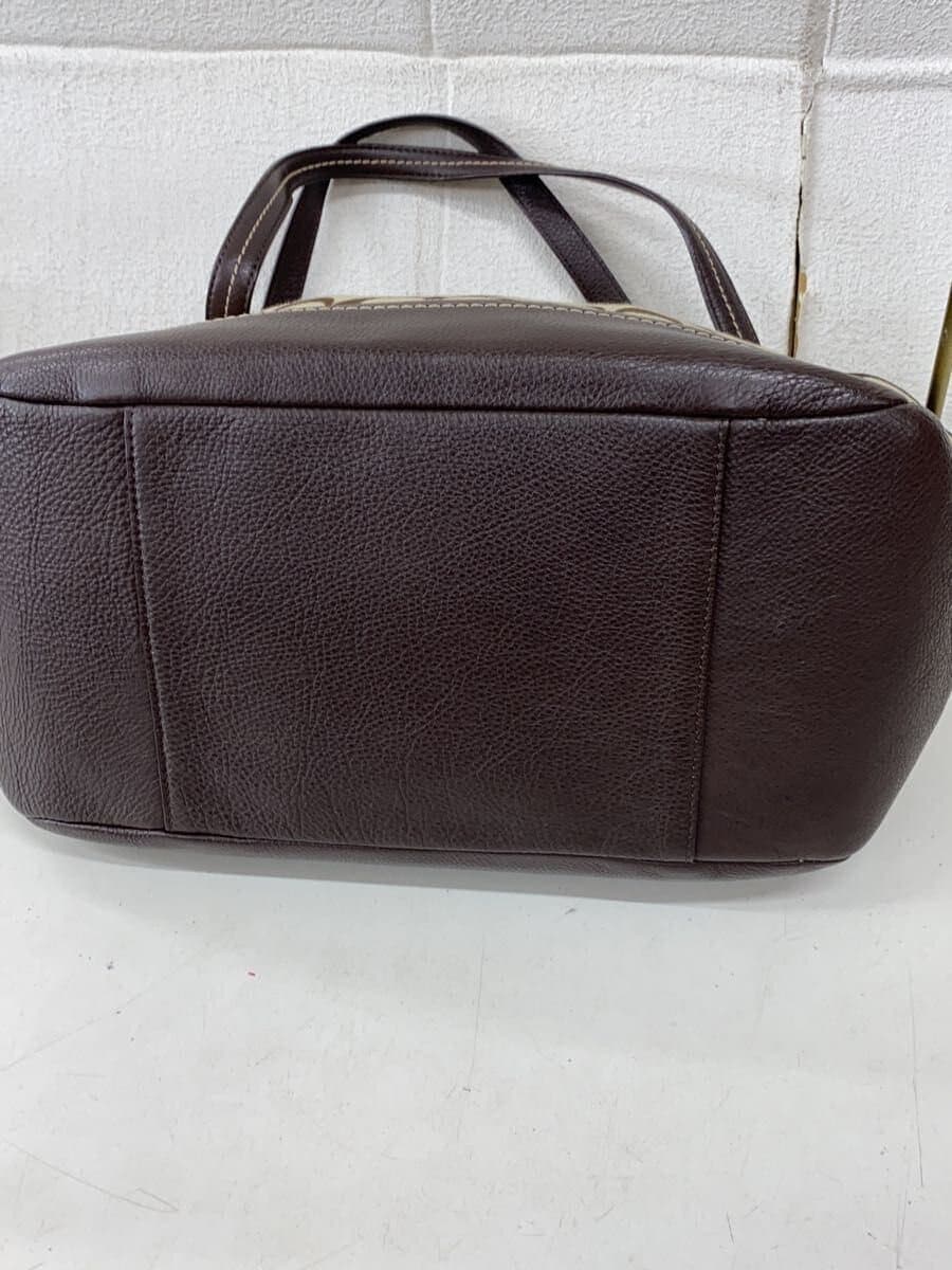 COACH Tote Bag_Signature Canvas BEG All Over Pattern 4