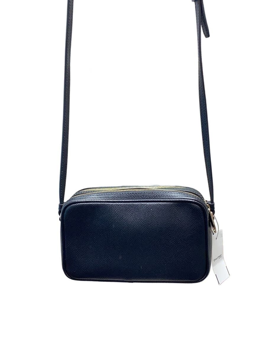 FURLA Shoulder Bag Leather BLK Solid 3