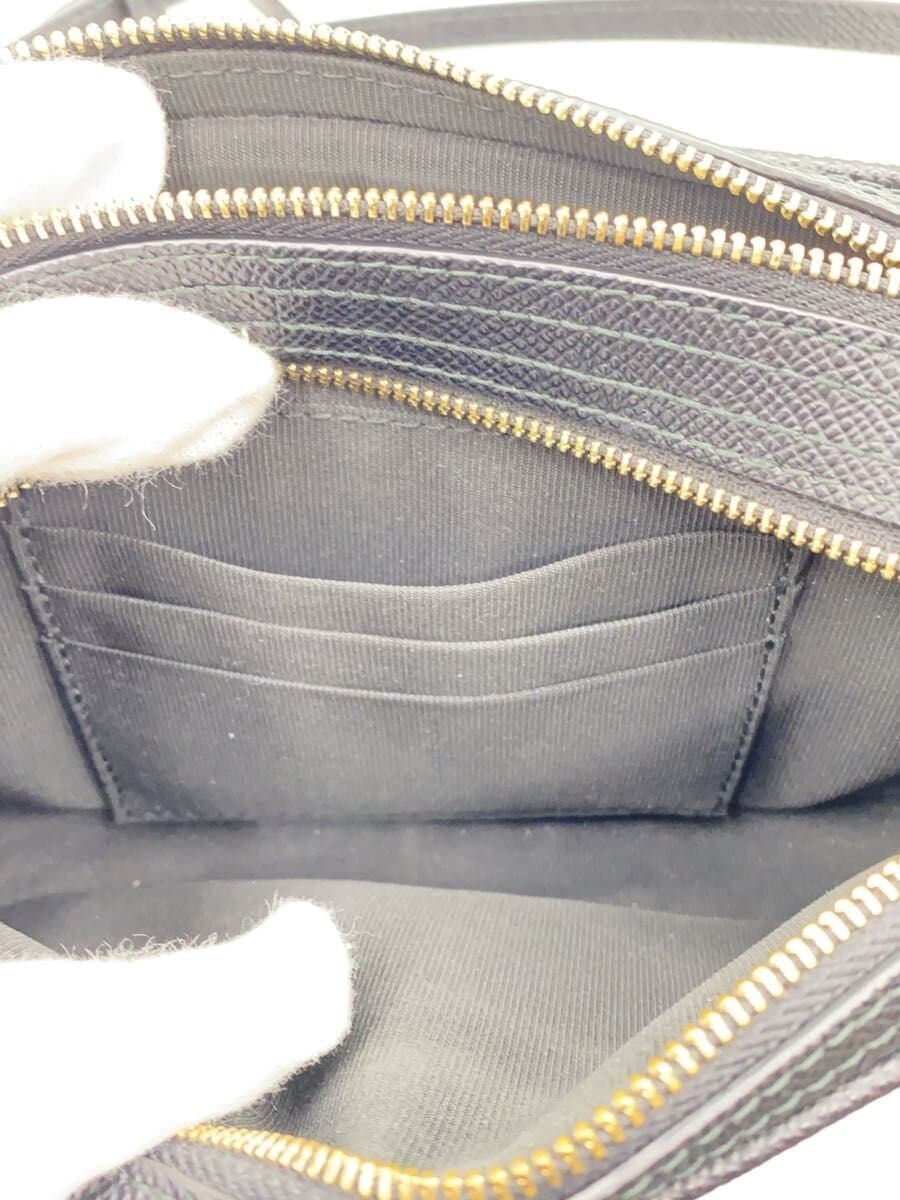 FURLA Shoulder Bag Leather BLK Solid 7