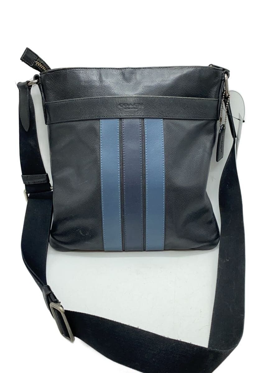 COACH Shoulder Bag Leather BLK Solid F23216