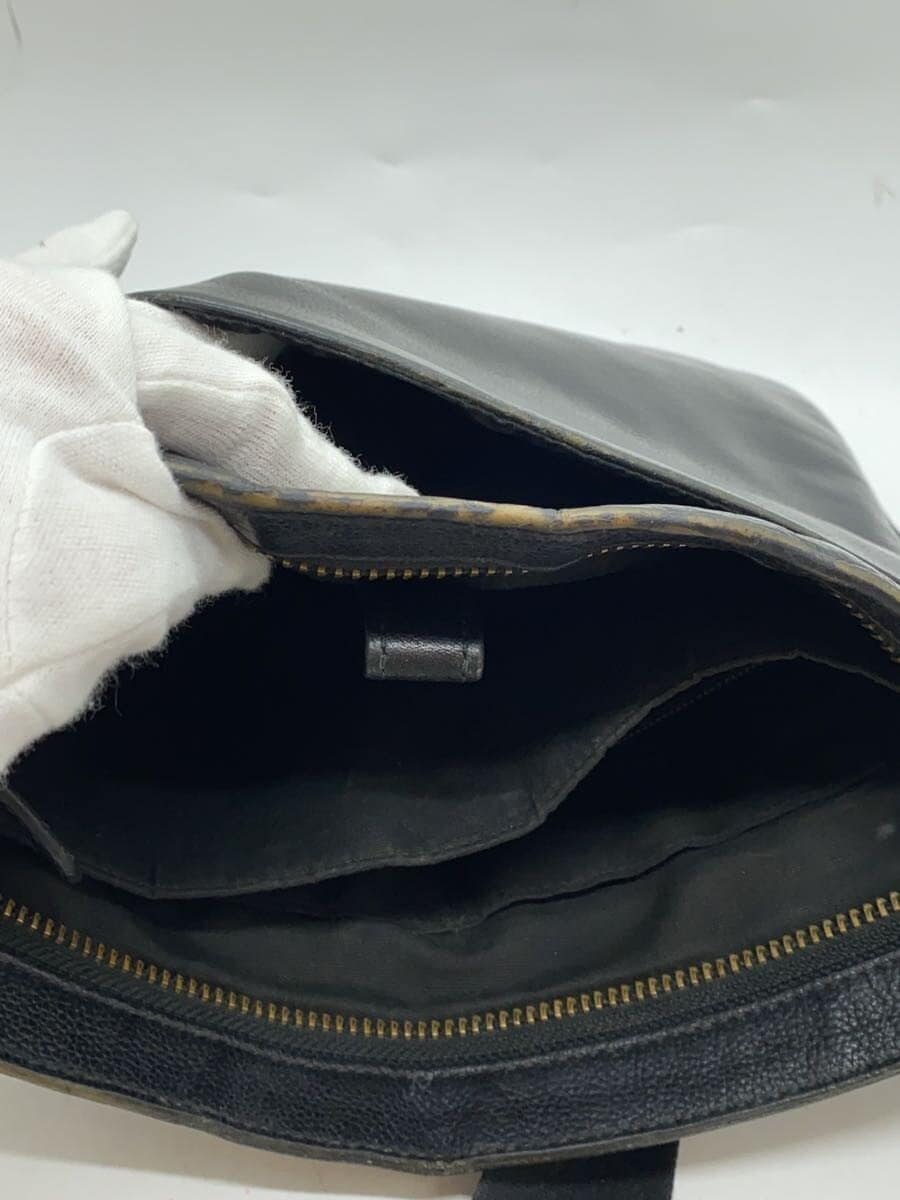 COACH Shoulder Bag Leather BLK Solid F23216 6