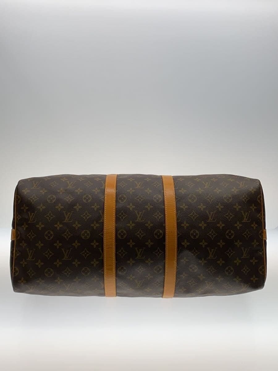 LOUIS VUITTON Keepall Bandoulière 55 Monogram Canvas PVC BRW Monogram M41414 4