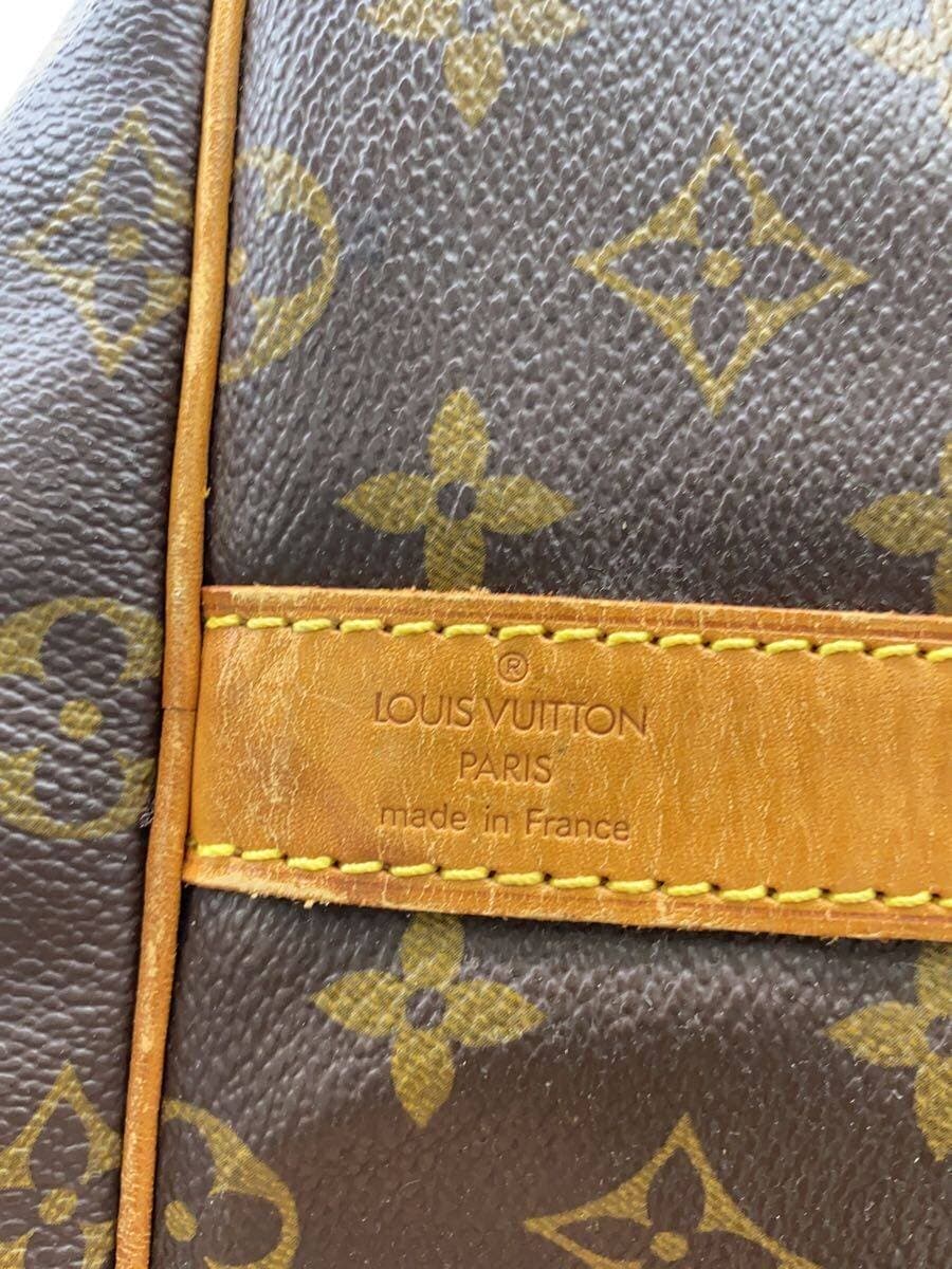LOUIS VUITTON Keepall Bandoulière 55 Monogram Canvas PVC BRW Monogram M41414 5