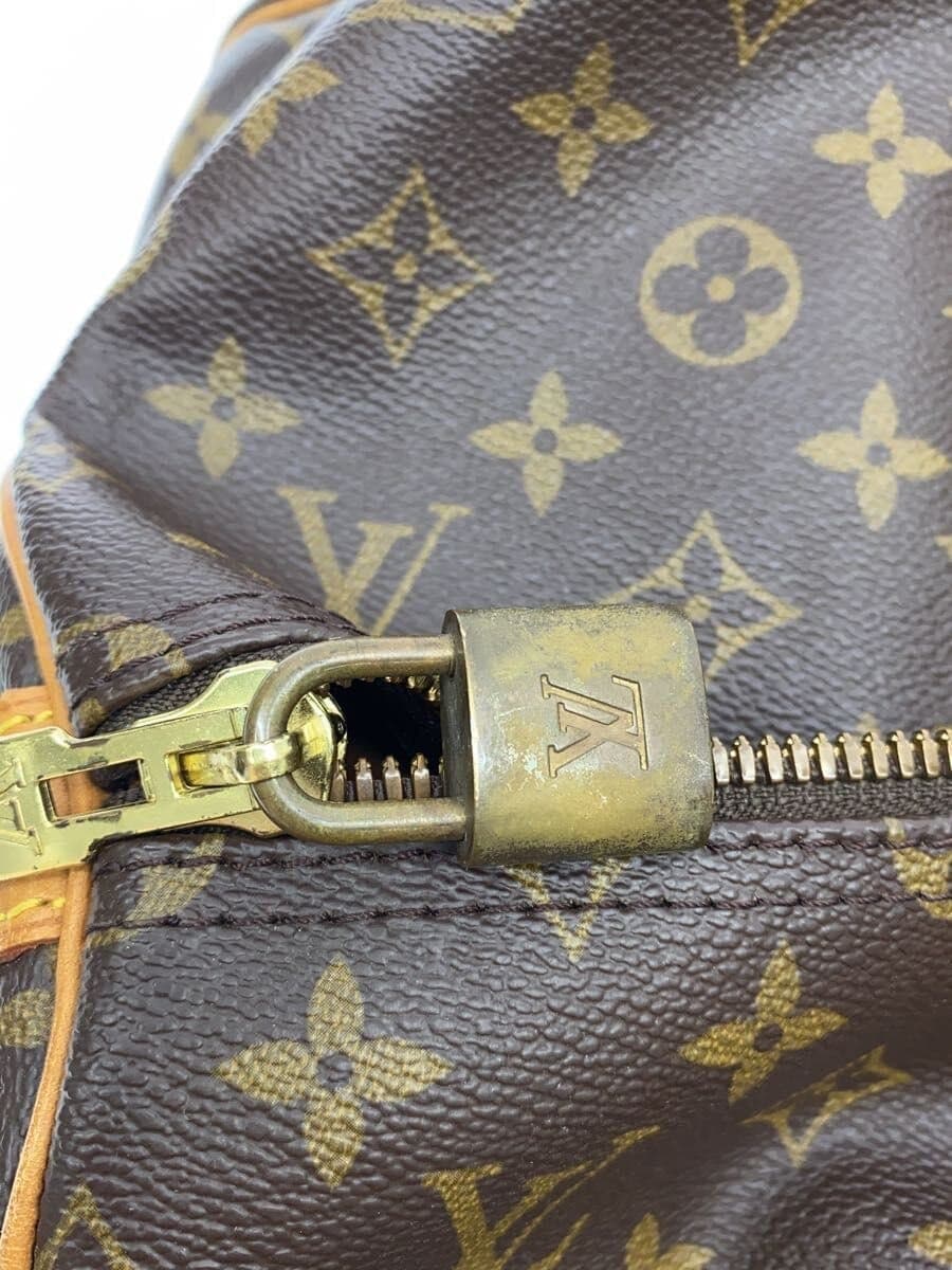 LOUIS VUITTON Keepall Bandoulière 55 Monogram Canvas PVC BRW Monogram M41414 7