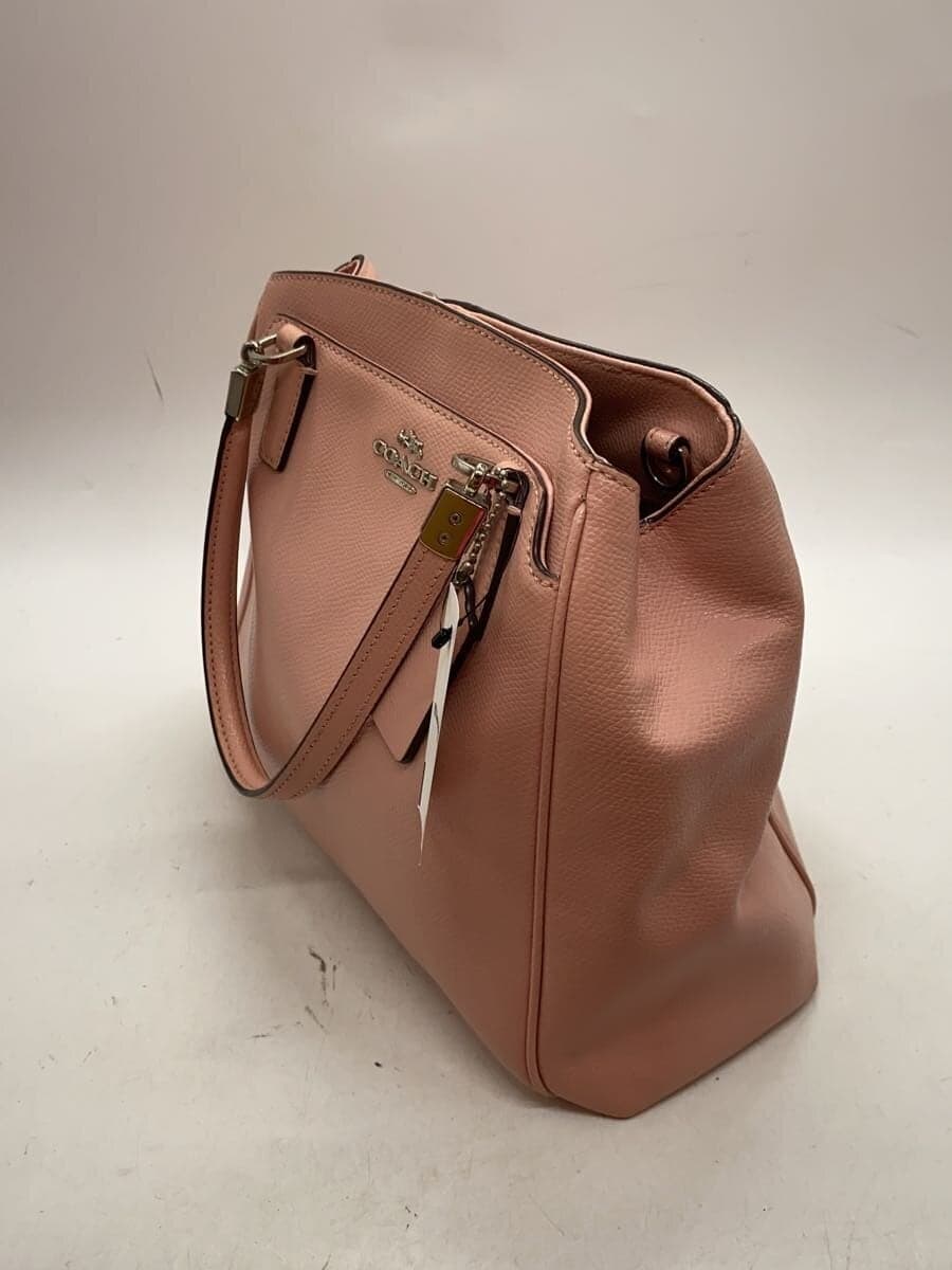 COACH Handbag_All Leather Leather PNK F34663 2
