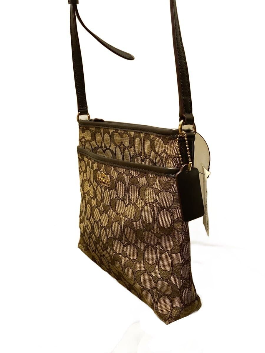 COACH Shoulder Bag Canvas BRW Signature F29960 2