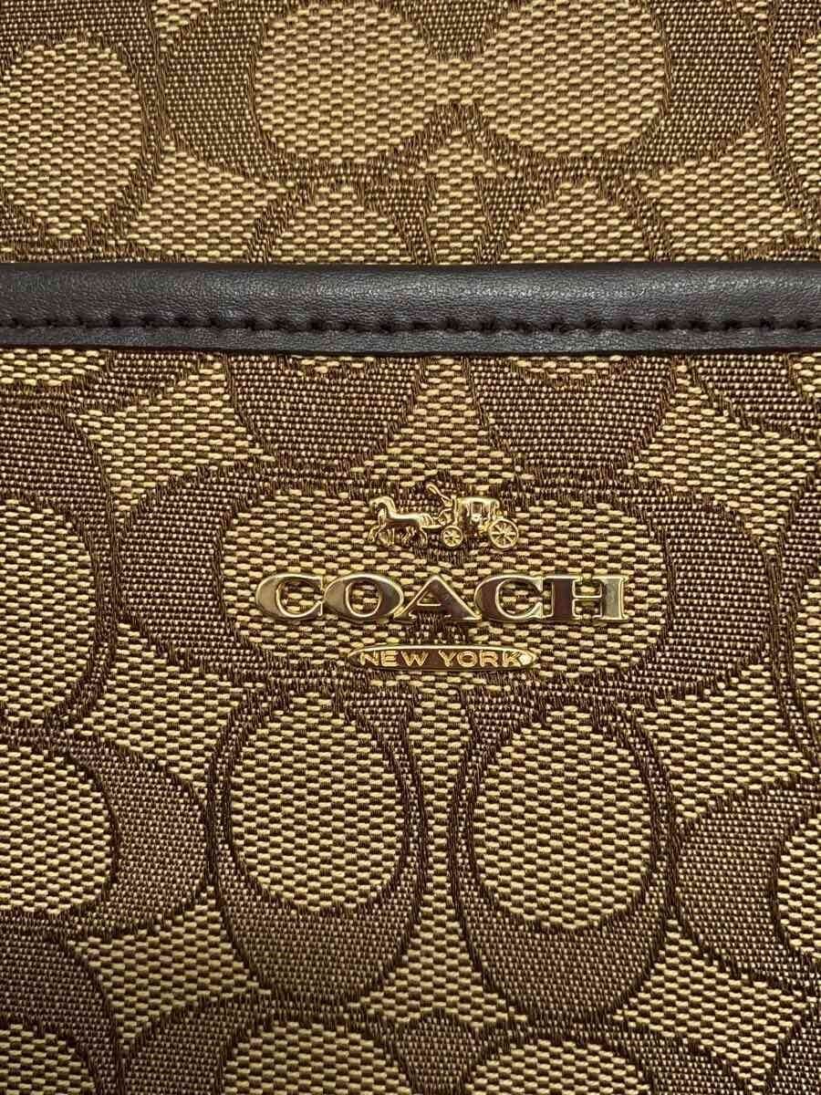 COACH Shoulder Bag Canvas BRW Signature F29960 5