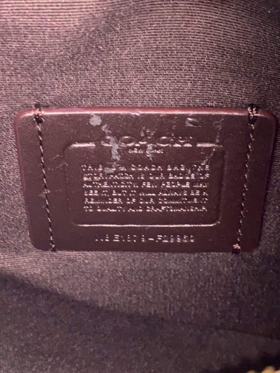 COACH Shoulder Bag Canvas BRW Signature F29960 7