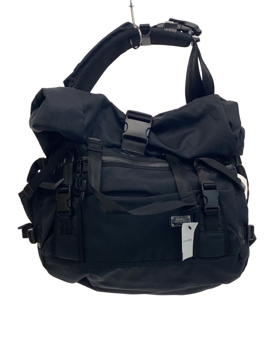 Other Brand ASSOV Shoulder Bag Canvas BLK Solid