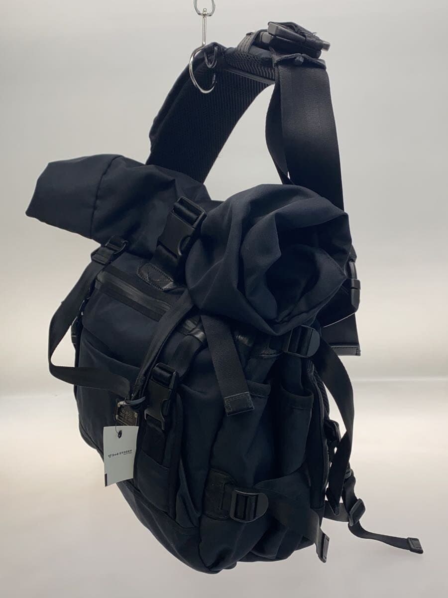 Other Brand ASSOV Shoulder Bag Canvas BLK Solid 2